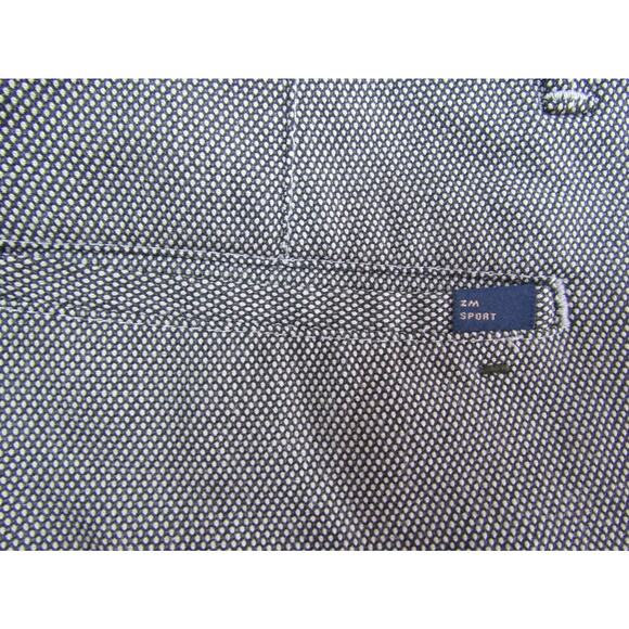 Zara Man Sport Flat Front Mens Woven Pants Size 35x31.5 Golf Work Office - Picture 8 of 9